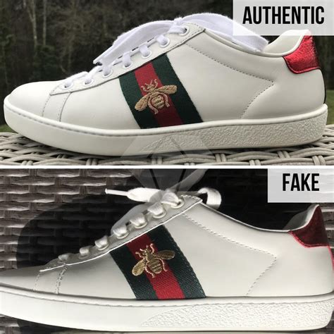 authentic gucci sneakers vs fake|gucci heart ace sneakers.